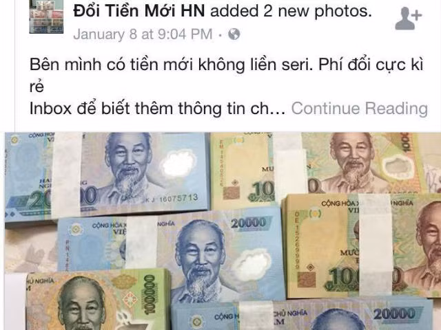 Tien moi menh gia nho: Ngan hang khan, cho den het gia