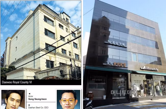 Tòa nhà ở Jamwon-dong, Seoul của Song Seung Hun.