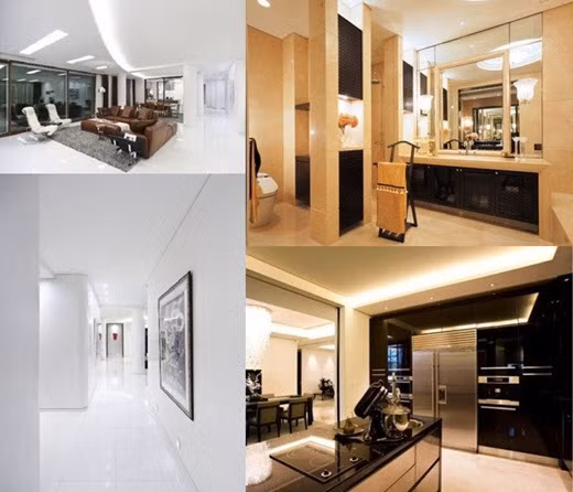 Nội thất sang trọng bên trong Villa 77 của nam diễn viên tại Cheongdamdong.