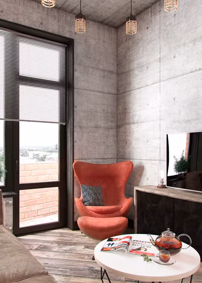 Nội thất đơn giản và theo một "style" nhất định.