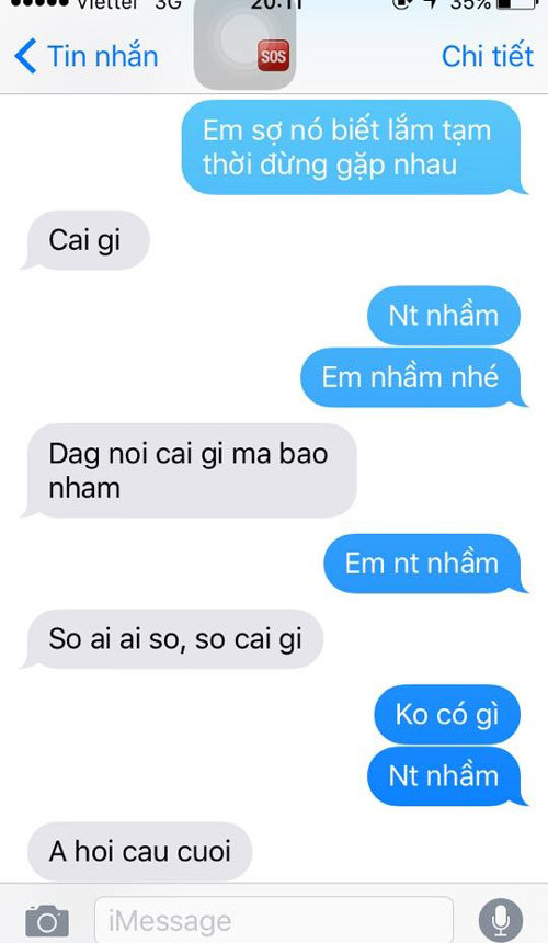 Mặc dù bắt đầu nghi ngờ nhưng anh chàng này xem ra vẫn giữ được bình tĩnh.