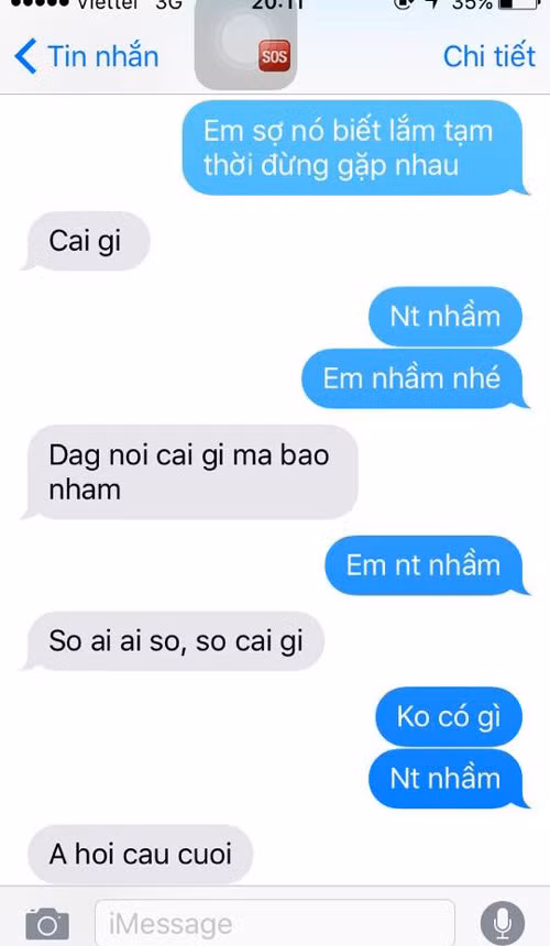 Mặc dù bắt đầu nghi ngờ nhưng anh chàng này xem ra vẫn giữ được bình tĩnh.