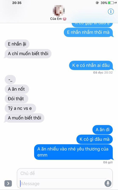 Trào lưu nhắn tin: "Em sợ chồng biết lắm" có thể ẩn chứa những nguy cơ khôn lường với hạnh phúc gia đình. Đơn giản, không phải ông chồng nào cũng giữ được bình tĩnh, sự tỉnh táo hoặc tin rằng đó là một "trò chơi". Họ có thể nghi ngờ và nổi nóng thực sự. Điều đó hoàn toàn không tốt một chút nào cho một mối quan hệ lâu dài. Trào lưu này của chị em tạo ra nhiều tranh luận trái chiều. Một số người cho rằng nó đơn giản chỉ là một trò vui, thử lòng chồng, nhưng một số khác thấy nó... quá trớn vì có thể ảnh hưởng tới hạnh phúc gia đình. Chị em cần phải cân nhắc thật kĩ trước khi gửi tin nhắn này để tránh "gặp họa" không đâu.