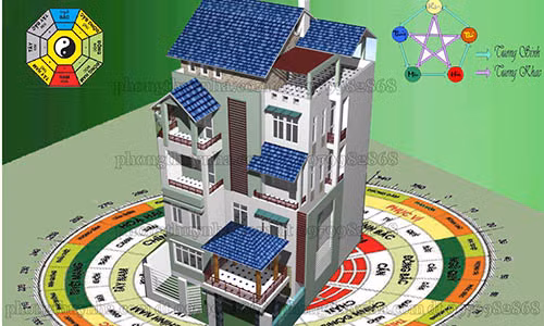 Phong thuy: Doc chieu hoa giai khi nha pham “tu sat