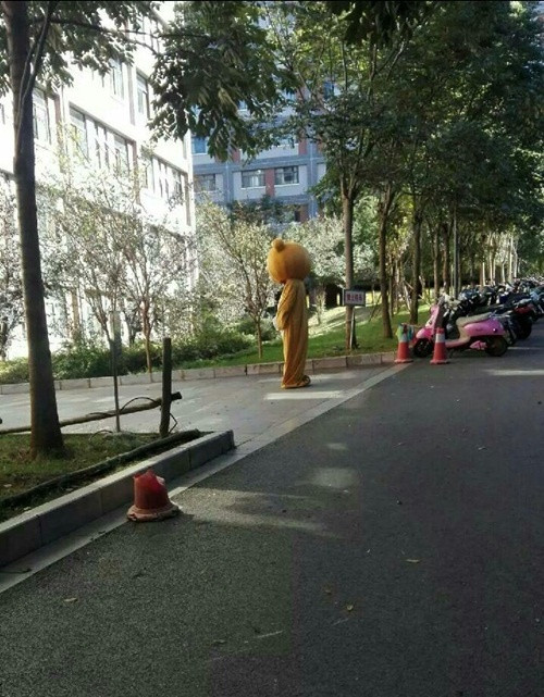 Hơn nữa, trước khi đi tỏ tình cũng nên nhờ "chân trong" xem người trong mộng có ở địa điểm mình muốn tỏ tình hay không. Nếu không làm được việc đó, rất có khả năng sẽ bị muối mặt như chàng trai này.