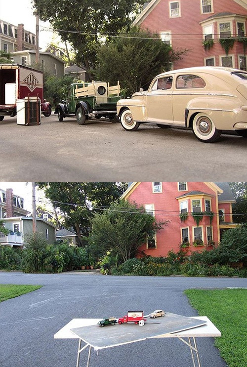 Dàn xe đắt giá đậm chất vintage thực chất chỉ là xe… mô hình. Đây là minh chứng rõ nhất cho tầm quan trọng của góc chụp và cách sắp xếp bố cục trong một bức ảnh.