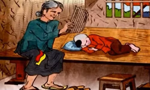 Kho xu ba noi day chau cho ba ngoai trong