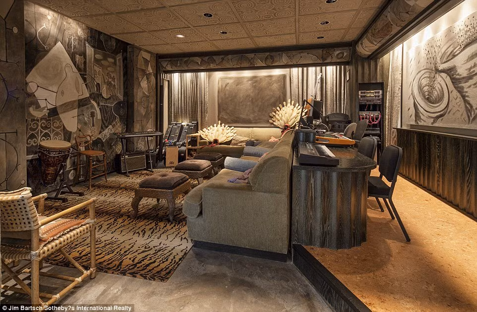 Phòng thu riêng của Jeff Bridges.