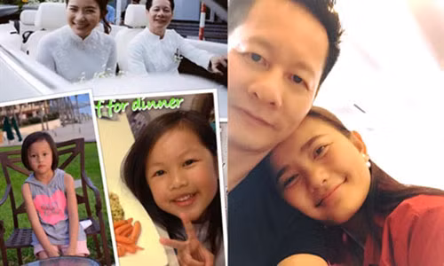 Cao tay nhu dai gia Duc An khi chup anh vo moi cung con rieng