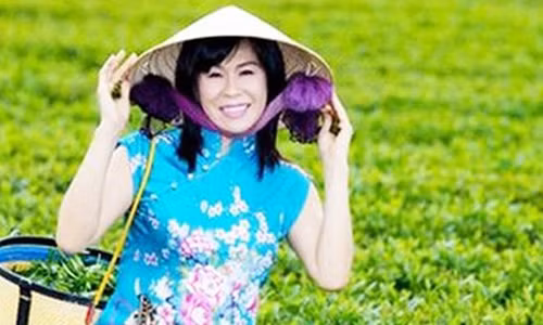 Nữ doanh nhân Hà Linh khi còn sống.