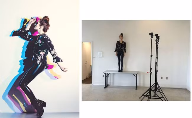 Hậu trường không ai ngờ tới đằng sau bức ảnh lung linh.