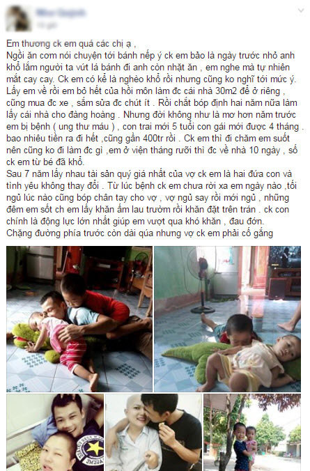 Nguoi vo ung thu va cau chuyen roi nuoc mat