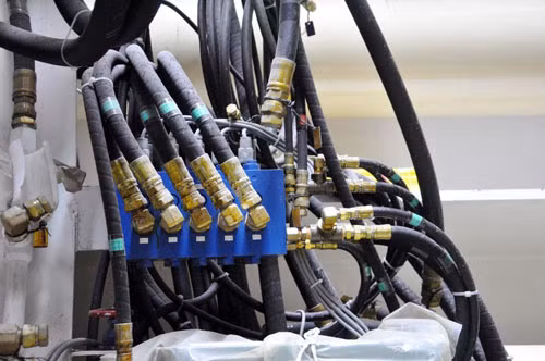 Các chi tiết trên robot khoan ngầm TBM.