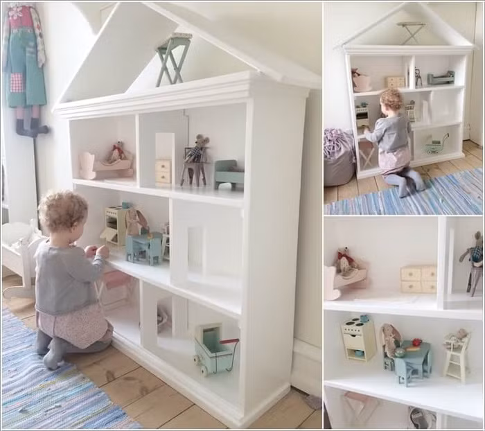 Sơn lại giá sách với gam màu bắt mắt bằng cách tận dụng sơn thừa, góc đặt giá sách cũng sẽ mới mẻ và hút ánh nhìn hơn nhờ cách làm mới đồ dùng một cách đơn giản như vậy.