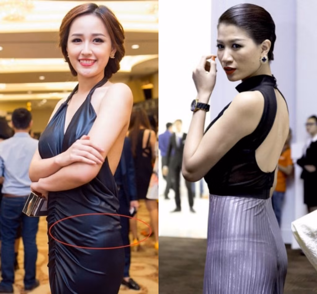 Kiểu mặc hằn nếp "phụ tùng" không đẹp mắt của Mai Phương Thúy và Trang Trần.