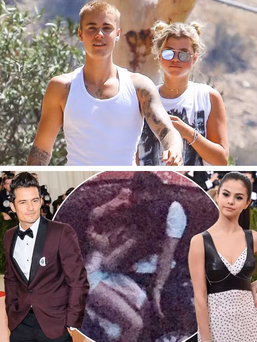 Hiện tại Justin Bieber hẹn hò người mẫu 17 tuổi Sofia Richie – con gái danh ca Lionel Richie của ca khúc Hello. Trong khi đó Selena Gomez bị vướng tin đồn ngoại tình với tài tử Orlando Bloom – bạn trai hiện tại của Katy Perry. Ngày 11/5 năm nay, phóng viên ảnh đã bắt gặp nam diễn viên Cướp biển Caribbean và bạn gái cũ của Justin thân mật tại hộp đêm ở Las Vegas.