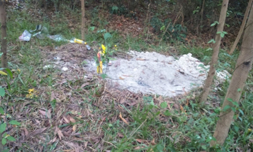 Ngôi mộ bất thường được lực lượng chức năng khai quật