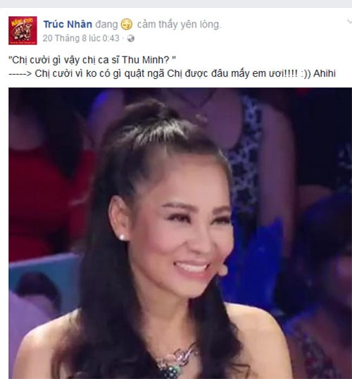 Ai trong gioi showbiz dung ve phia Thu Minh giua 