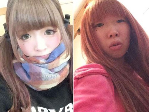 Cô gái người Nhật từng khiến bạn bè qua mạng và người yêu choáng ngợp trước nhan sắc long lanh, nhờ những bức ảnh tự sướng đăng tải trên mạng xã hội.