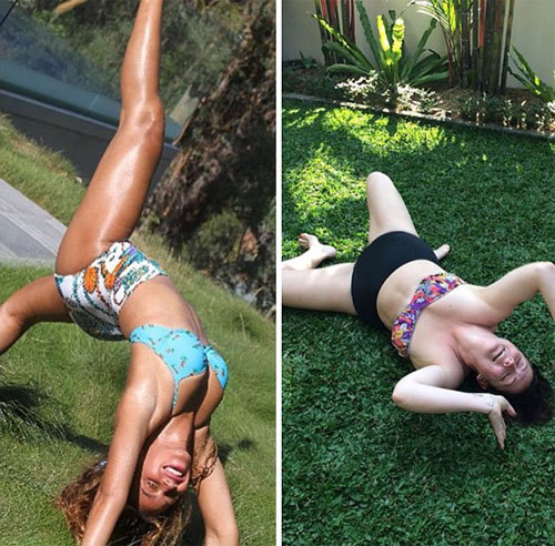 Muốn có ảnh đẹp như em thì phải có thân hình "ngon" đã chị gái êi!