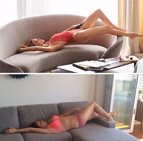 Với đôi chân "yếu ớt" đó, chị làm sao có thể nhấc cả thân hình hơi "quá khổ" của mình lên chứ!