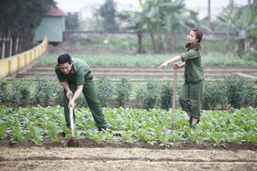 Chuyện tình của Hoàng Linh - Trung Nghĩa cũng được truyền thông khai thác triệt để nhất là tình tiết "cậu em" Trung Nghĩa đã phải lòng "bà chị" hơn mình 2 tuổi là Hoàng Linh từ khi dẫn chung chương trình "Thư viện cuộc sống". Thực ra, từ trước đó khá lâu, anh đã ấn tượng với bà chị qua chương trình Chúng tôi là chiến sĩ với nụ cười rạng rỡ, giọng nói cuốn hút.