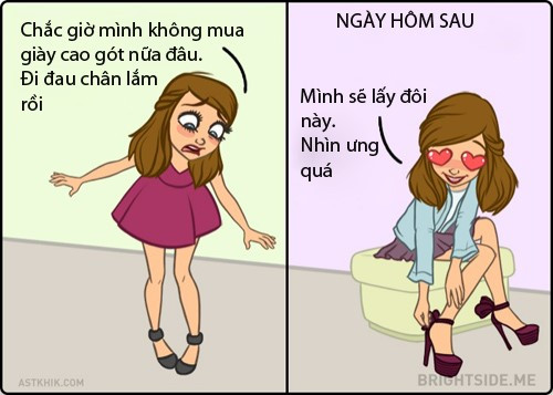 Giày cao gót luôn thu hút phái đẹp.