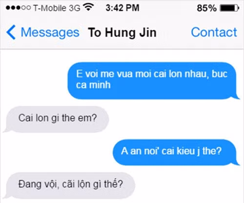 Vội quá quên gõ dấu thôi mà!