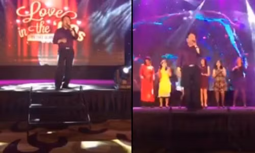 Pho tong Giam doc Viettel hat hit Ong ba anh gay sot