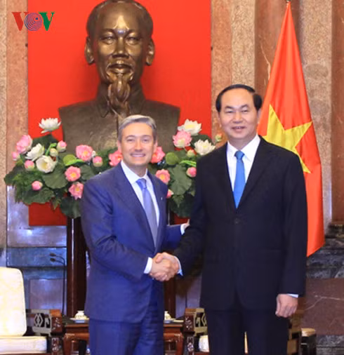 Chu tich nuoc Tran Dai Quang tiep Bo truong Thuong mai Quoc te Canada