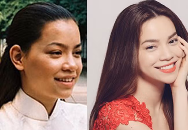 Làn da tươi và sáng màu hơn, sống mũi thanh tú hơn... là những sự thay đổi dễ thấy nhất ở Hà Hồ.