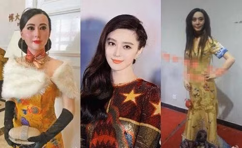 QQ đưa tin hiện nay xu thế làm tượng sáp ăn theo sao đang trở thành chiêu trò để được chú ý tại các sự kiện triển lãm, hội chợ. Tuy nhiên, do dựng ẩu và không cẩn thận nên sản phẩm tạo ra xấu và già so với người thật. Nhiều người cho rằng hiện tượng này có thể tác động tiêu cực đến suy nghĩ của thế hệ sau về ngoại hình ngôi sao đầu thế kỷ 21. Phạm Băng Băng thuộc số ít những người đẹp Hoa ngữ thường xuyên được dựng tượng sáp trưng bày. Cũng vì thế, cô thường vấp phải sự bực dọc khi “sản phẩm bản sao” hoàn toàn khác bản gốc.