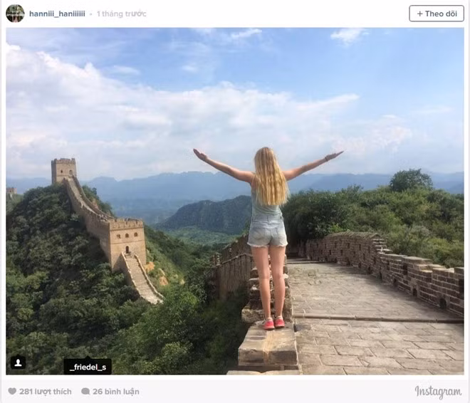 Vạn Lý Trường Thành (Trung Quốc) uốn lượn giống như con mãng xà khổng lồ dài hàng dặm. Nơi này có thể đẹp trong tấm hình trên, nhưng không phải ai cũng may mắn như vậy.
