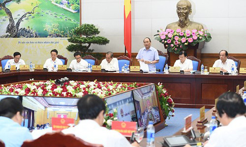 Thủ tướng Nguyễn Xuân Phúc phát biểu khai mạc Hội nghị.