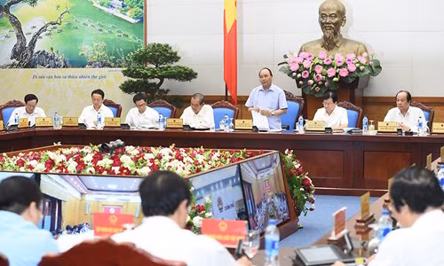 Thủ tướng Nguyễn Xuân Phúc phát biểu khai mạc Hội nghị.