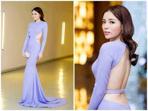 Chiếc váy cut out của hoa hậu Kỳ Duyên lọt top trang phục đẹp của nhiều trang báo mạng.