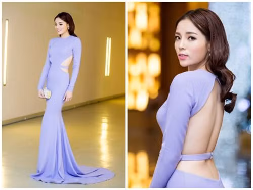 Chiếc váy cut out của hoa hậu Kỳ Duyên lọt top trang phục đẹp của nhiều trang báo mạng.