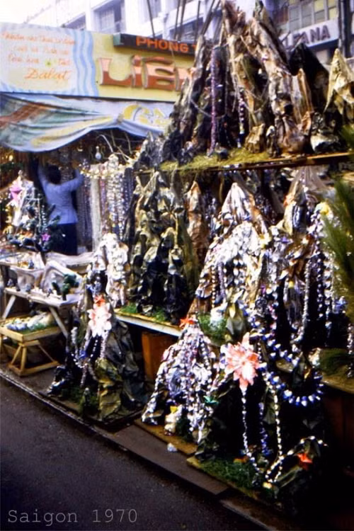 Hang đá và các vòng dây kim tuyến, 1970.