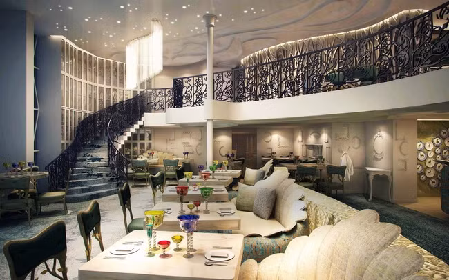 Nội thất vô cùng sang trọng của Harmony of the Seas.