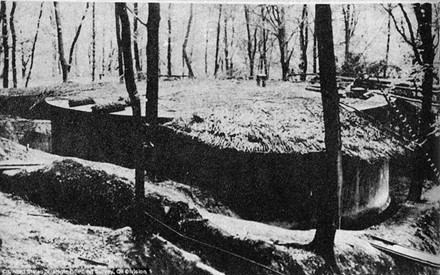 Các bồn chứa xăng dầu được ngụy trang.