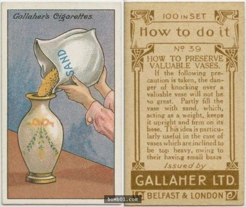 Một mẹo khá hữu ích cho những người thích bày đồ cổ trong nhà, đặc biệt là những chiếc bình quý. Hãy đổ cát vào trong bình, chiếc bình sẽ khó đổ vỡ hơn. 