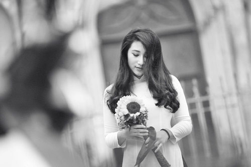 Sinh viên Ngoại thương muốn tái hiện lại hình ảnh phụ nữ những năm 80 của thế kỷ trước.