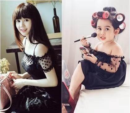 Cô bé 4 tuổi xinh đẹp toát lên vẻ kiêu kỳ tiểu thư giống hệt người mẫu Ngọc Trinh khiến cư dân mạng xôn xao.