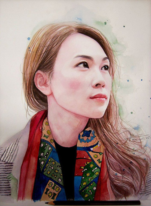 Tác giả của bộ tranh về ca sĩ Mỹ Tâm là anh Võ Quốc Vẹn sinh năm 1994, người Tiền Giang, anh nguyên là sinh viên trường ĐH Công nghiệp TP HCM. Nguyễn Quốc Vẹn rất nổi tiếng trong việc vẽ tranh truyền thần về những nhân vật của giới showbiz như hoa hậu Thu Thảo, Hồ Ngọc Hà, ca sĩ Thu Minh, MC Phan Anh…