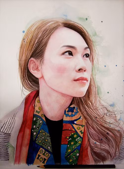 Tác giả của bộ tranh về ca sĩ Mỹ Tâm là anh Võ Quốc Vẹn sinh năm 1994, người Tiền Giang, anh nguyên là sinh viên trường ĐH Công nghiệp TP HCM. Nguyễn Quốc Vẹn rất nổi tiếng trong việc vẽ tranh truyền thần về những nhân vật của giới showbiz như hoa hậu Thu Thảo, Hồ Ngọc Hà, ca sĩ Thu Minh, MC Phan Anh…