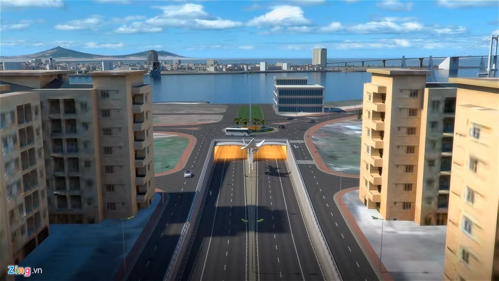 Phương án hầm chui đảm bảo các tiêu chí và không phá vỡ cảnh quan chung sông Hàn.