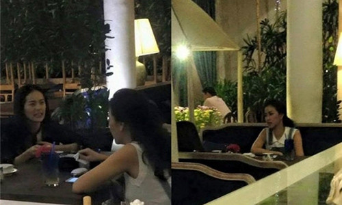 Cung nhau di an, Ha Vi-Maya “bat tay” chong lai Ho Ngoc Ha?