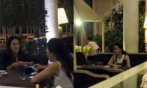 Cung nhau di an, Ha Vi-Maya “bat tay” chong lai Ho Ngoc Ha?