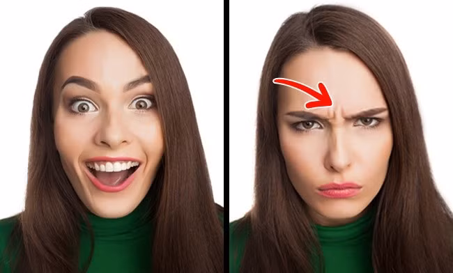 Điểm giữa hai lông mày: Đây là bộ phận quan trọng giúp bạn dễ dàng kiểm tra phản xạ của cơ thể bất cứ lúc nào. Hãy chạm ngón tay vài lần vào điểm này. Nếu phản xạ tốt, bạn sẽ thấy mắt hơi căng và nhấp nháy.