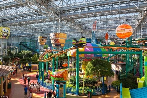 Công viên giải trí Nickelodeon Universe tại Mỹ. (Ảnh: Alamy)